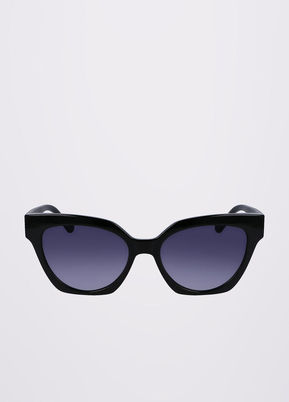 Women\'s Liu Jo With 3d Pattern Sunglasses Black | RQZ-271869