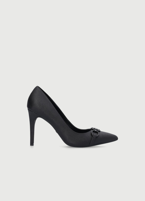 Women's Liu Jo With Logo High Heels Black | FZI-589624