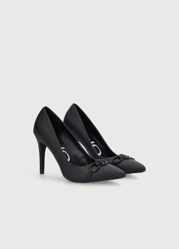 Women's Liu Jo With Logo High Heels Black | FZI-589624