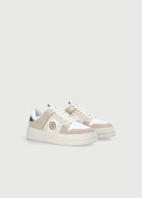 Women's Liu Jo With Logo Sneakers White | BGE-658792