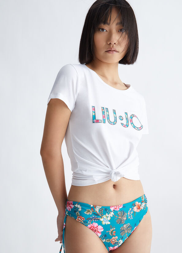 Women\'s Liu Jo With Logo Tops White | NWF-609572