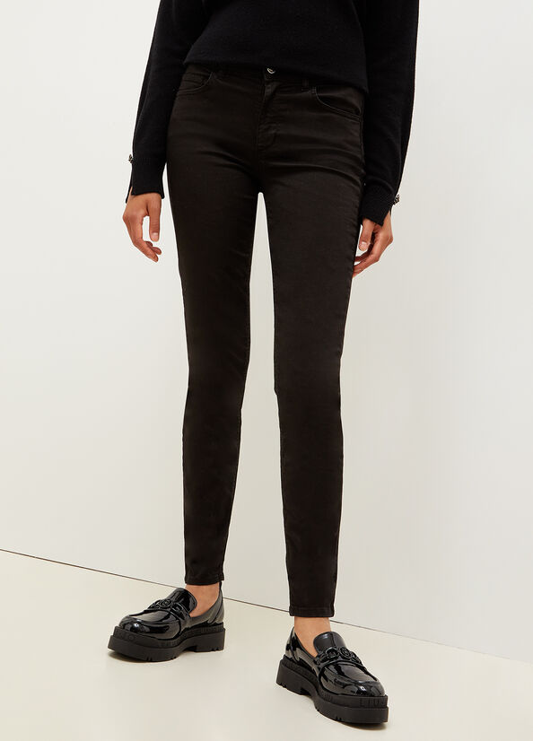 Women's Liu Jo Bottom Up Skinny Pants Black | HML-796150