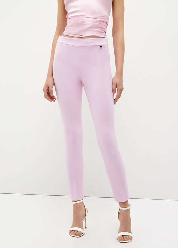 Women's Liu Jo Cigarette Pants Pink | RUA-506947