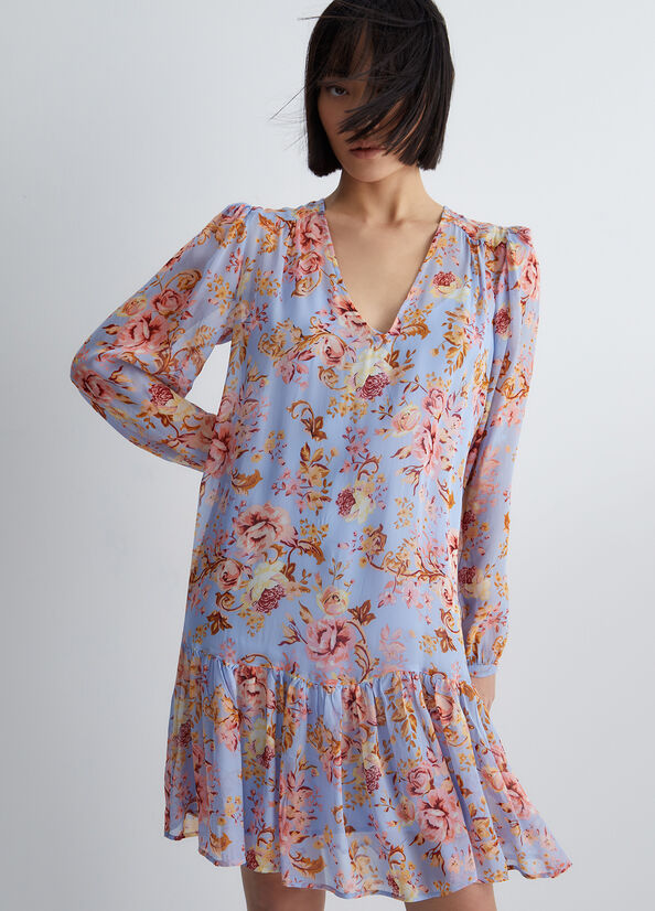 Women's Liu Jo Eco-Friendly Floral Dress Flower | RTM-469358