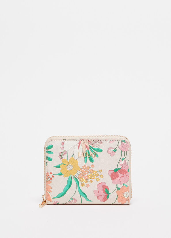 Women's Liu Jo Eco-Friendly Floral Wallets Flower | VYP-782954