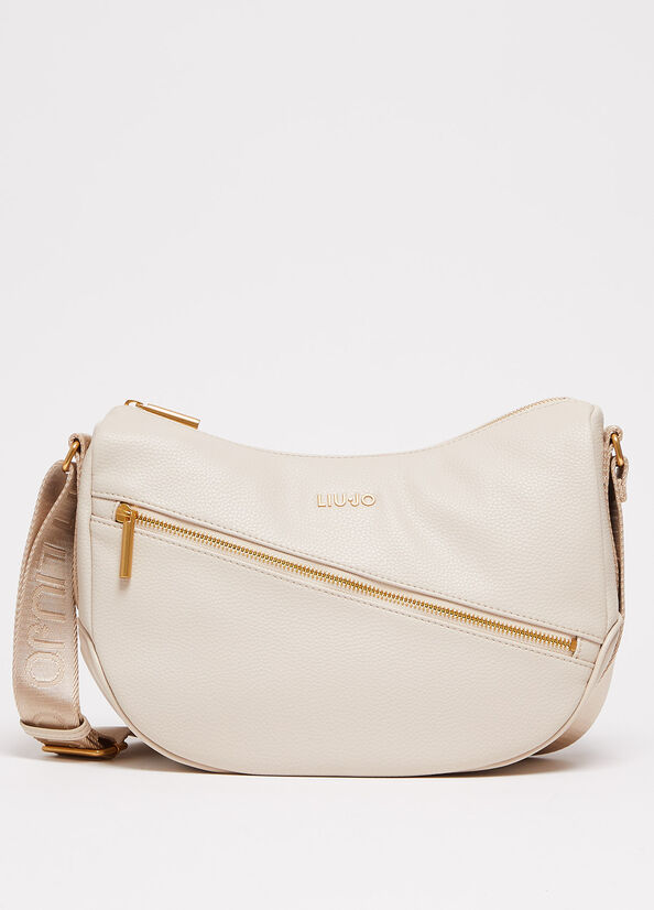 Women's Liu Jo Eco-Friendly Shoulder Bags Beige | LCM-673459