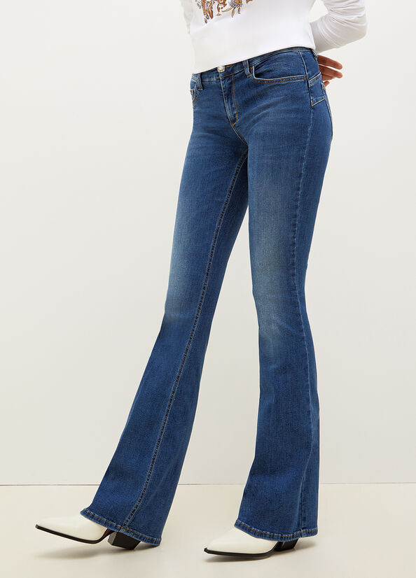 Women's Liu Jo Eco-Friendly Straight-Fit Jeans Blue | JEP-012487