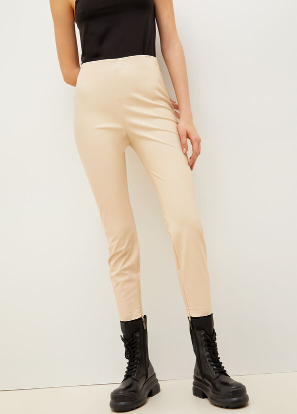 Women's Liu Jo Fabric Pants White | OIL-860924