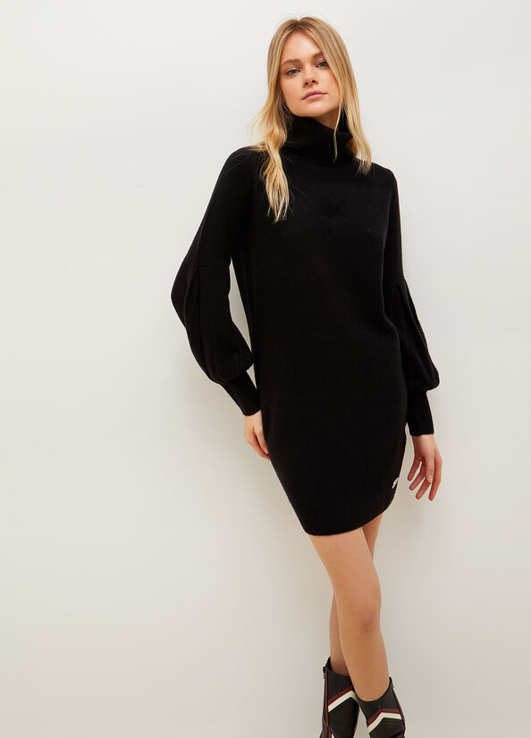 Women's Liu Jo Knit Dress Black | JWP-321458