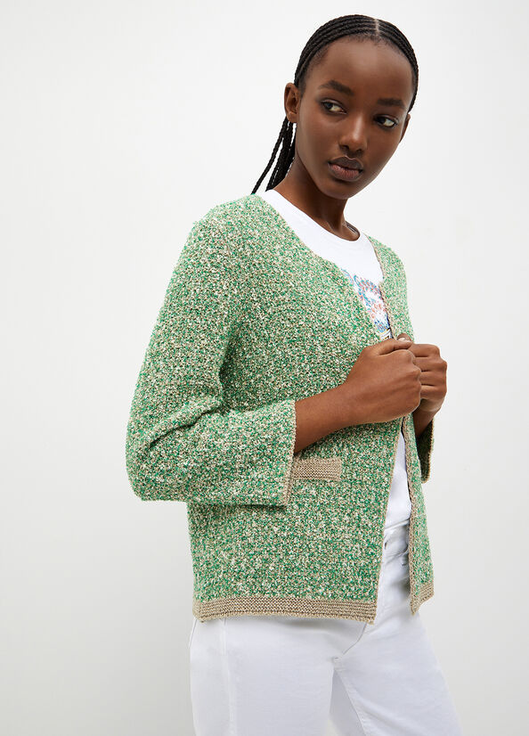 Women's Liu Jo Knit Sweaters Green | XDU-029863