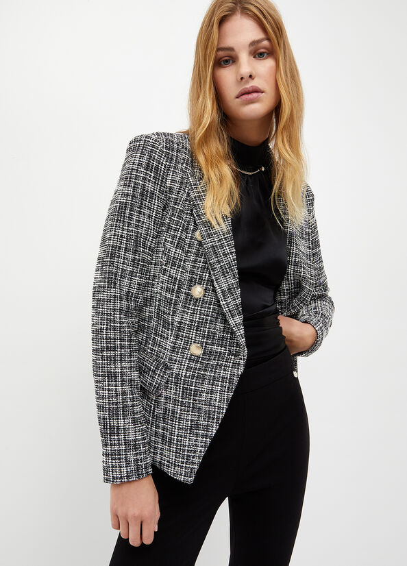 Women's Liu Jo Mat Blazer Jackets Black | REH-671259