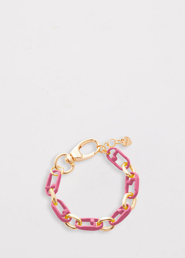 Women's Liu Jo Monogram Bracelet Jewelry Pink | JBR-693412