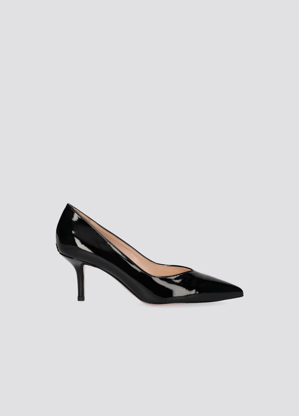 Women's Liu Jo Patent Leather High Heels Black | TLG-924671