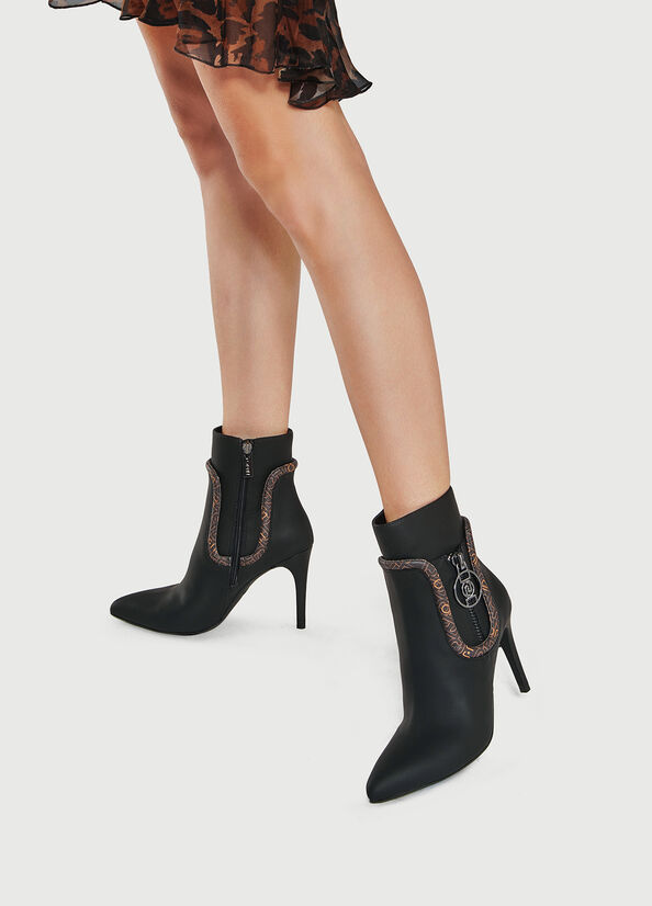 Women's Liu Jo With Stiletto Heel Ankle Boots Black | COL-784931